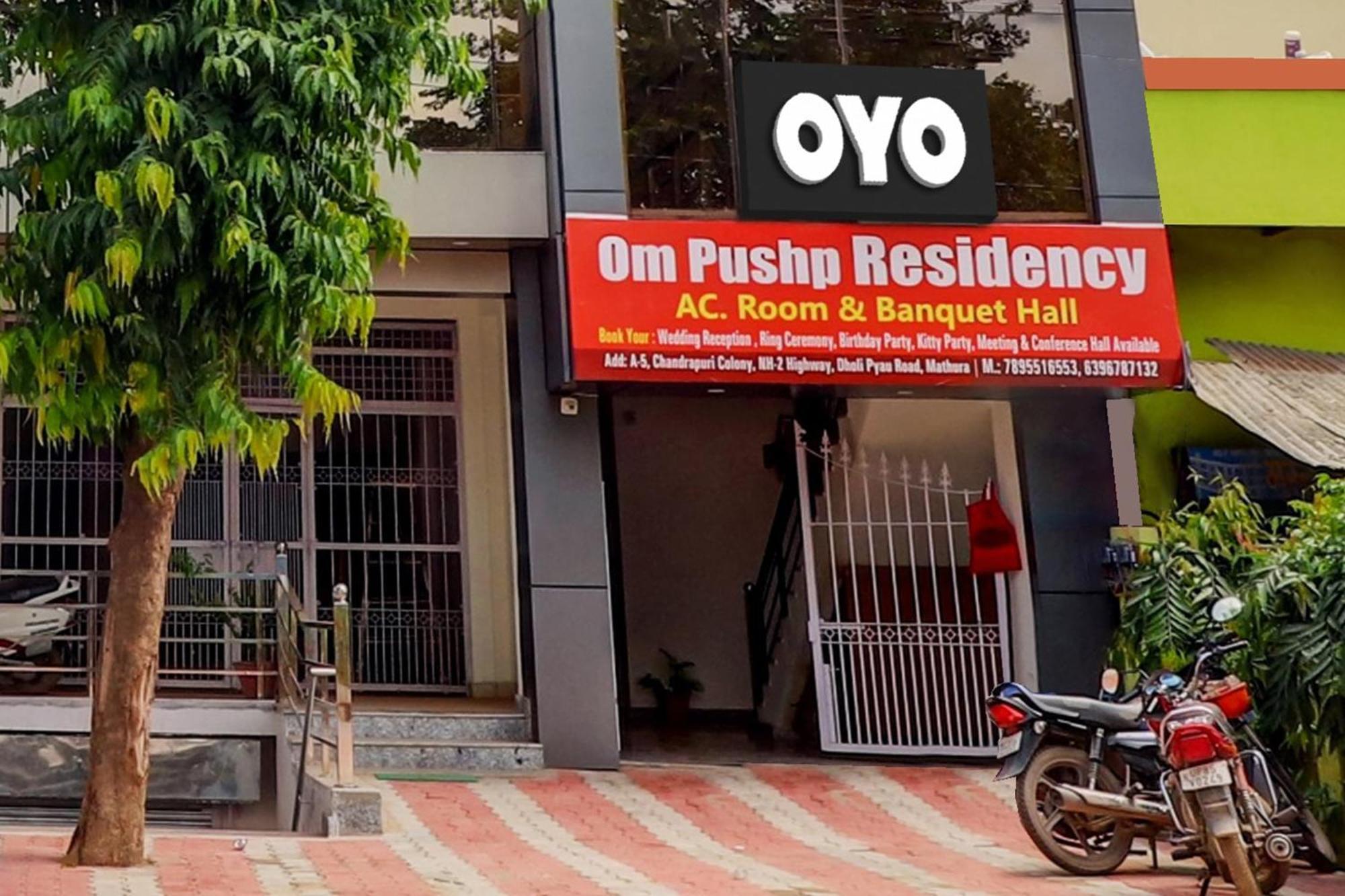 Hotel O Om Pushp Residency Mathura Kültér fotó